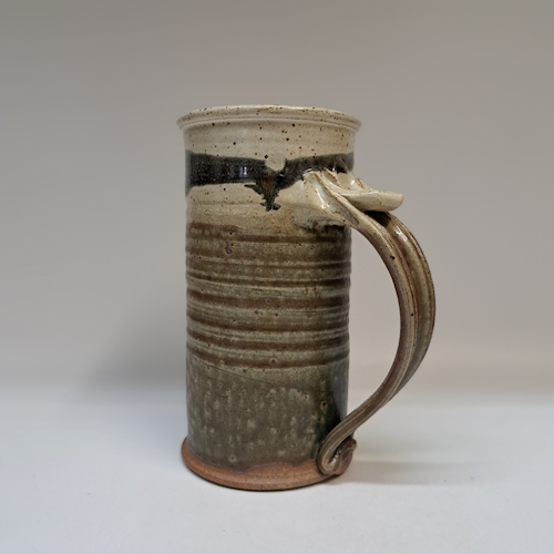 Click to view detail for #250740 Beer Stein Green/Sand/Black $22